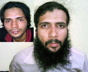 Yasin Bhatkal and his aide Asadullah Akhtar